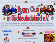 Tablet Screenshot of buggy-club-sued.de